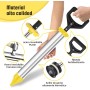 BQHRJG Aplicador Mortero Juntas 5 en 1 - Pistola Calafateo está Fabricada en Acero Inoxidable. Proyector de Mortero para