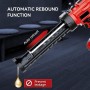 Pistola de cartucho eléctrica inalámbrica con batería de 1,5 Ah, pistola de silicona con LED, 4 velocidades, pistola de juntas