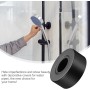 6 Piezas Roseta de Cubierta Negra, Cubierta de Tubo de Grifo, Ø 25 mm Embellecedor Radiador Grifo Cubre Rosetas de Acero