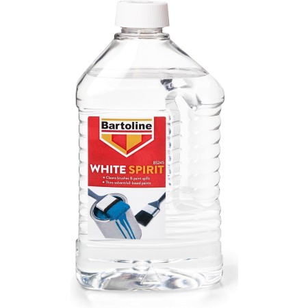 Bartoline White Spirit - Disolvente de pintura multiusos de 2 litros para limpieza, adelgazamiento de pintura y uso doméstico