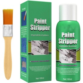Decapante de pintura | Removedor de pintura para madera de 100 ml | Limpieza sin costuras de pintura y barniz con cepillo |