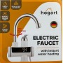 HOGART Calentador de Agua Eléctrico Instantaneo 230 V para Cocina, Jardín, Baño, Caravana, Camper, Grifo Eléctrico Agua