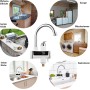 HOGART Calentador de Agua Eléctrico Instantaneo 230 V para Cocina, Jardín, Baño, Caravana, Camper, Grifo Eléctrico Agua