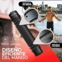 Comba Crossfit PORTENTUM con Mangos de Espuma Ergonómicos, Comba de Saltar de Longitud Ajustable y Rodamientos Rápidos - Ideal