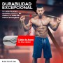 Comba Crossfit PORTENTUM con Mangos de Espuma Ergonómicos, Comba de Saltar de Longitud Ajustable y Rodamientos Rápidos - Ideal