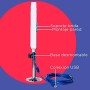 Antena WiFi Wonect W6 Doble Banda 2.4Ghz + 5 GHz con Cable USB Largo 10 Metros y Alcance Cable Exterior Longitud (10 Metros)