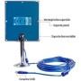 Antena WiFi Wonect W6 Doble Banda 2.4Ghz + 5 GHz con Cable USB Largo 10 Metros y Alcance Cable Exterior Longitud (10 Metros)