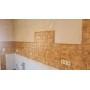 Baufan Pintura especial para azulejos 3 en 1, color blanco satinado mate, pintura para azulejos de baño, cocina y sala de estar