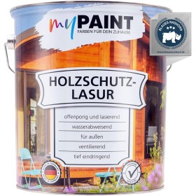 MyPaint - Barniz protector para madera exterior de 5 l – Palisandro – Barniz para madera exterior resistente a la intemperie con