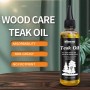 Aceite de acondicionador de madera - 100 ml de de piso de madera | Madera dura del restaurador no grasiento, aceite de teca de