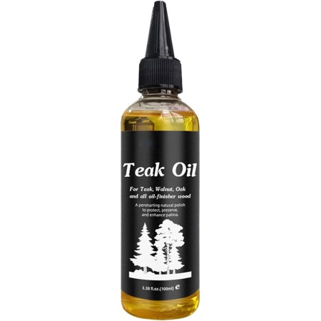 Aceite de acondicionador de madera - 100 ml de de piso de madera | Madera dura del restaurador no grasiento, aceite de teca de