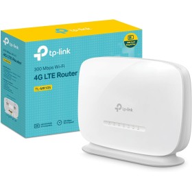 [2024 Nuevo] TP-Link TL-MR105| Router 4G LTE (Cat 4), Router 3G/4G Velocidad de Red hasta 300Mpbs, MicroSim, Puerto Ethernet