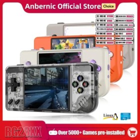 ANBERNIC-consola de juegos portátil RG28XX, 2,83 pulgadas, 640x480, pa