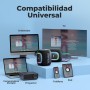 RIENOK S2 Altavoz Bluetooth Portátil Bluetooth 5.3 Potente Pequeño Impermeable con Radio FM Emparejamiento Estéreo Apoya Tarjeta