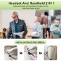 XIAOKOA-Micrófono de cabeza para Fitness, auriculares inalámbricos con