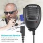 Micrófono hombro altavoz walkie talkie para baofeng jamón radio MIC bf