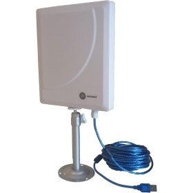 Antena Wifi largo alcance 36dbi 10 metros cable 2w USB con 10 metros de cable baja pérdida de señal