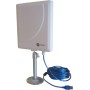 Antena Wifi largo alcance 36dbi 10 metros cable 2w USB con 10 metros de cable baja pérdida de señal