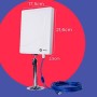 Antena Wifi largo alcance 36dbi 10 metros cable 2w USB con 10 metros de cable baja pérdida de señal
