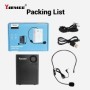 YARMEE Megáfono Portátil caixa de som Bluetooth Amplificador de voz Al