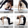 VMUTGA 2 Piezas Almohadilla Rodillera Yoga, 20 x 20 cm Esterilla Yoga Antideslizante Esterilla Fitness Colchonetas Cojín