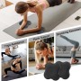 VMUTGA 2 Piezas Almohadilla Rodillera Yoga, 20 x 20 cm Esterilla Yoga Antideslizante Esterilla Fitness Colchonetas Cojín