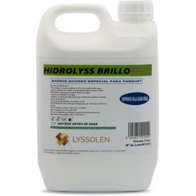 LYSSOLEN - Barniz al Agua para Parquet - Abrillantador y Reparador Madera Interior y Exterior - Protección Profesional para