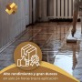 LYSSOLEN - Barniz al Agua para Parquet - Abrillantador y Reparador Madera Interior y Exterior - Protección Profesional para