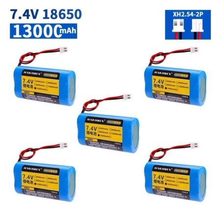 XH2.54 enchufe 7,4 V 13000mah 18650 batería recargable de iones de lit