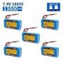 XH2.54 enchufe 7,4 V 13000mah 18650 batería recargable de iones de lit