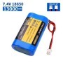 XH2.54 enchufe 7,4 V 13000mah 18650 batería recargable de iones de lit