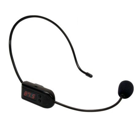 Micrófono inalámbrico FM portátil para megáfono, Radio, altavoz, enseñ