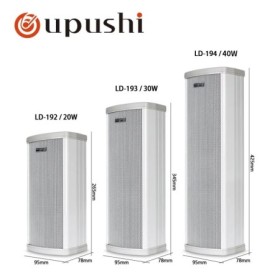 Oupushi-Altavoces impermeables para exteriores, sistema de megafonía d