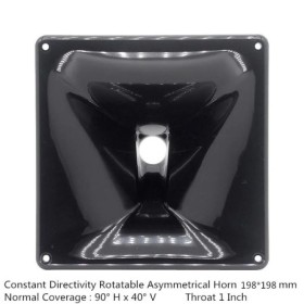 Altavoz de DJ, bocina Tweeter 198x198mm, 1 pulgada, accesorios piezoel