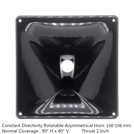 Altavoz de DJ, bocina Tweeter 198x198mm, 1 pulgada, accesorios piezoel