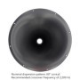 2 piezas Tweeter altavoz bocina redonda 292mm agudos DJ coche HiFi par