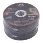 Merryland Disco de Corte 115 Metal para Amoladora Angular, 115 X 1,0 X 22,23 mm Disco Corte 25 Piezas, Acero INOX Hierro,