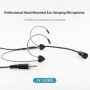 Micrófono con cable montado en la cabeza de Color de piel para amplifi