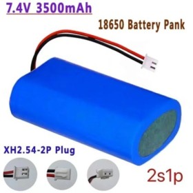 Nueva batería de litio recargable de 7,4 V y 3500mAh para altavoz megá