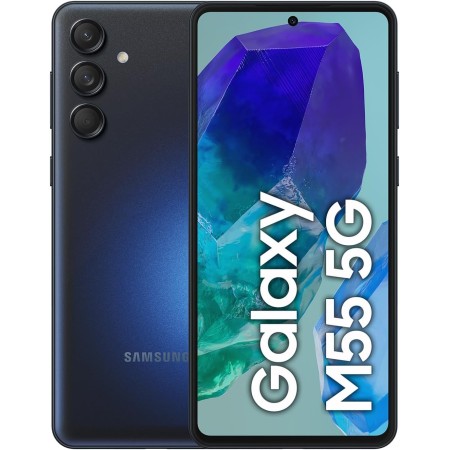 Samsung Galaxy M55 5G 256GB - Teléfono Móvil Android, Smartphone Libre, Pantalla 6,7" FHD+Super AMOLED+, Negro (Versión