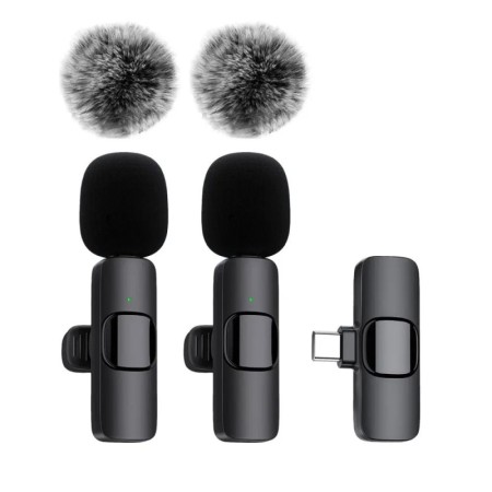 Nuevo micrófono Lavalier inalámbrico grabación de Audio y vídeo Mini m