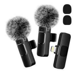 Nuevo micrófono Lavalier inalámbrico grabación de Audio y vídeo Mini m