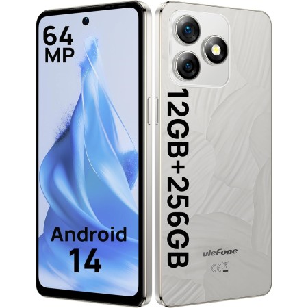 Ulefone Note 18 Pro Teléfono Móvil Libre, Cámara 64MP+50MP+32MP, 12GB+256GB/SD-2TB Android 14 Moviles 5450mAh Batería Carga