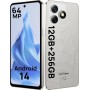 Ulefone Note 18 Pro Teléfono Móvil Libre, Cámara 64MP+50MP+32MP, 12GB+256GB/SD-2TB Android 14 Moviles 5450mAh Batería Carga