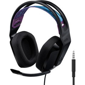 Logitech G335 Auriculares con Cable para Gaming, Micrófono Volteable, Jack de 3.5mm, Almohadillas de espuma viscoelástica,