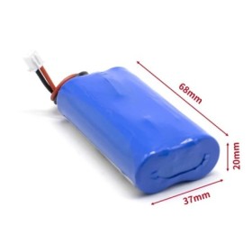 1 Uds 7,4 V 2500mah 18650 batería recargable de iones de litio con enc