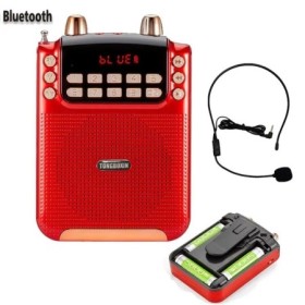 Altavoz megáfono Bluetooth de alta potencia de 10W con 3 baterías reca