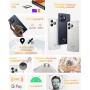 Ulefone Note 18 Pro Teléfono Móvil Libre, Cámara 64MP+50MP+32MP, 12GB+256GB/SD-2TB Android 14 Moviles 5450mAh Batería Carga