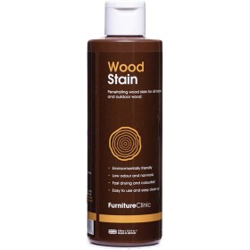 Tinte para madera Furniture Clinic (roble oscuro) – Tinte de secado rápido, muy concentrado, fácil de aplicar para maderas de