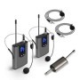 Auriculares inalámbricos portátiles con micrófono + sistema de micrófo